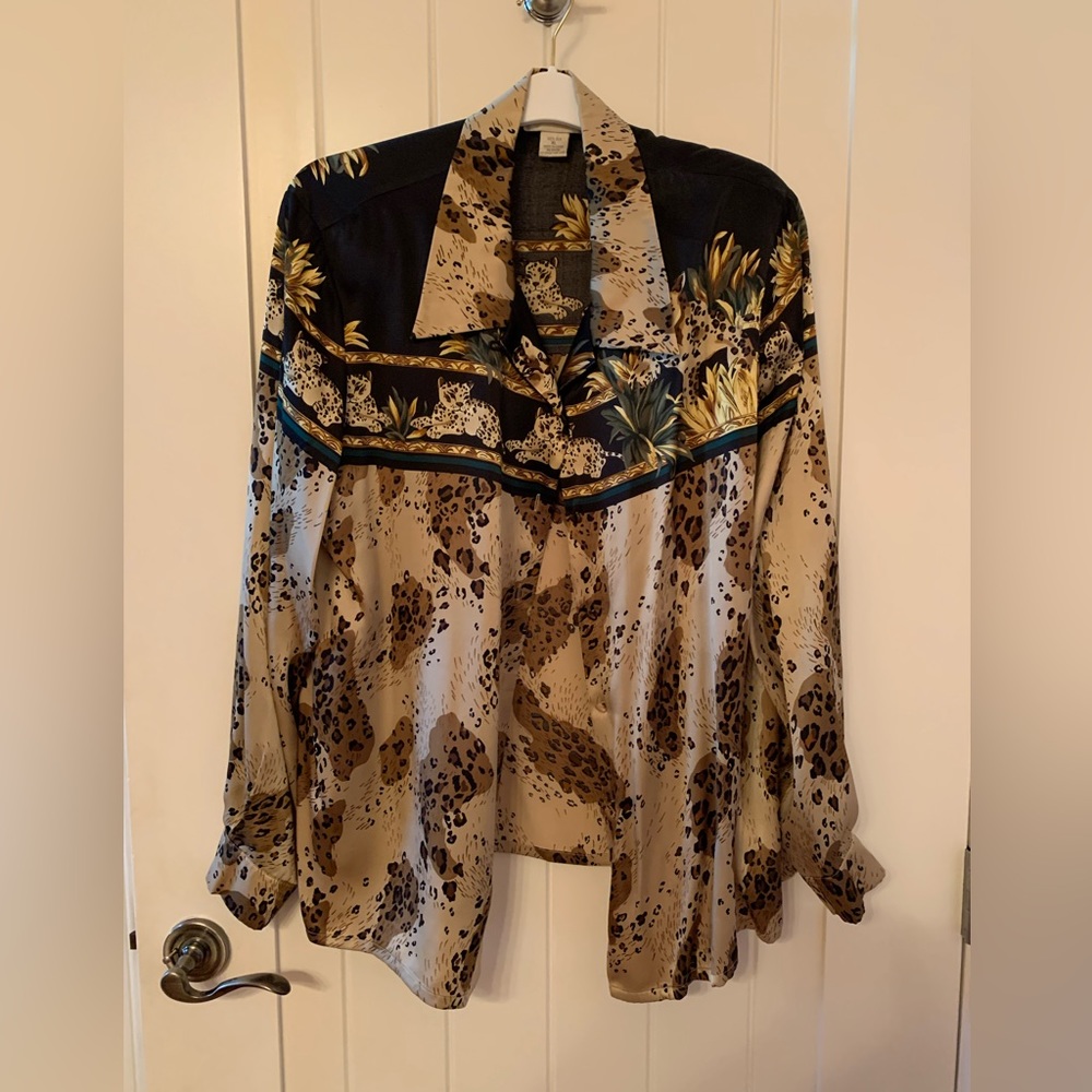 Jessica holbrook leopard blouse